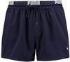 PUMA Herren Logo Short Length Swim Shorts Badehose, Navy, XS EU