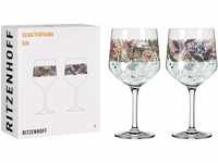 RITZENHOFF 3691001 Gin-Glas 700 ml - Serie Schattenfauna Set Nr. 1 – 2 Stück,