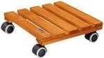 Wagner Pflanzenroller Country 28 x 28 x 8 cm I Blumenroller f&uuml;r den Innenbereich I