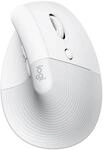 Logitech Lift Vertikale Ergonomische Maus, Kabellos, Bluetooth oder Logi Bolt
