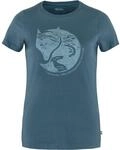 Fj&auml;llr&auml;ven Damen Arctic Fox Print W T-Shirt, Indigoblau, M EU