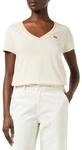 Levi's Damen Perfect V-Neck T-Shirt,Annalise Stripe Honey,XXS