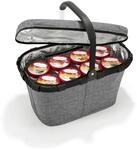 reisenthel carrybag iso twist silver &ndash; Stabiler Einkaufskorb mit K&uuml;hlfunktion &ndash;