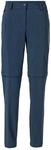 VAUDE Women's Yaras ZO Pants, Damen Zip-Off-Hose f&uuml;r Tagestouren und Radreisen, Dark