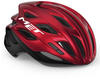 MET Sport Helm Estro MIPS Metal Bri Helmet, Rot/Schwarz (Mehrfarbig), S