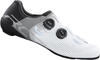 Shimano Unisex Zapatillas SH-RC702 Cycling Shoe, Weiß, 43 EU