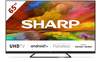 SHARP 65EQ3EA Android TV 164 cm (65 Zoll) 4K Ultra HD Android TV (Smart TV ohne