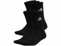 adidas Unisex Cushioned Sportswear 6 Pairs Crew Socken, Black/White