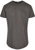 Urban Classics Herren Shaped Long Tee T-Shirt, darkshadow, 5XL