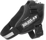 IDC Powergeschirr, L, Schwarz - Reflektierendes Hundegeschirr mit Logo-Feld,