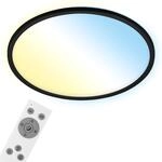BRILONER - LED Deckenlampe flach Smart Home, funktioniert mit Alexa, Fernbedienung,