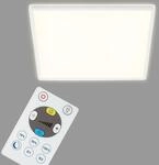 BRILONER - LED Deckenlampe flach mit Fernbedienung, indirektes Licht,...