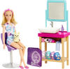 Barbie Self-Care Series, Sparkle Mask Spa Day, Puppe mit blonden Haaren, Welpe,...