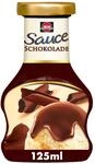 Schwartau Dessert Sauce Schokolade, zum Verfeinern von Desserts und Eis, 125ml