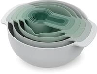 Joseph Joseph Nest 9 Plus, 9-teiliges kompaktes Lebensmittelzubereitungsset mit