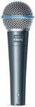 Shure BETA 58A Dynamisches Supernieren-Gesangsmikrofon | Inklusive verstellbarem