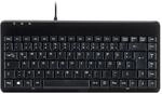 Perixx PERIBOARD-409 P Kompakte Mini PS/2 Tastatur Kabelgebunden - 315x147x21mm -
