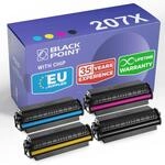 BLACK POINT [MIT CHIP Toner Kompatibel f&uuml;r HP 207X HP 207A W2210X W2210A W2211X