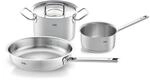 Fissler Original-Profi Collection/Edelstahl-Kochtopfset, 3-teilig, Topf mit