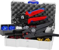 KNIPEX Crimp-Sortiment f&uuml;r Aderendh&uuml;lsen 1 x 12 40 200, 1 x 97 53 09, 8 x