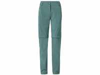 VAUDE Wanderhose Damen Zip-off Farley Stretch III, hellblau - Größe 44,