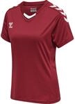 hummel Core XK Poly Jersey S/S Damen Trikot, Kurzarm Sport T-Shirt, Sportkragen...