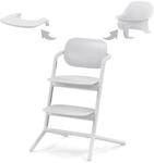 CYBEX Gold LEMO Hochstuhl 3in1-Set, Mitwachsend, ab 6 Monaten, All White 