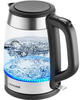 CONCEPT Hausgeräte RK4150 Glas Wasserkocher, Herausnehmbarer Anti-Kalk-Filter,...