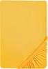 biberna Frottee-Stretch-Spannbetttuch 0012344 gelb 1x 180x200 cm - 200x200 cm