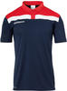 uhlsport Herren Poloshirt Offense 23 Polo Shirt, Marine/Rot/Weiß, M, 100221310