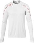 uhlsport Herren Trikot Stream 22 Langarm Trikot, Wei&szlig;/Rot, XXL, 100347816