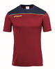 uhlsport Kempa Kempa Kinder Offense 23 T-Shirt, Bordeaux/Marine/Fluo gelb, 152...