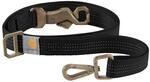 Carhartt Hundeleine, strapazierf&auml;higes Nylongewebe, Schwarz, Gr&ouml;&szlig;e S