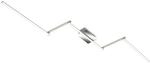 BRILONER - LED Deckenlampe mit indirektem Licht, schwenkbar, warmwei&szlig;e Lichtfarbe,