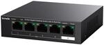 Tenda PoE Switch 5-Port Gigabit Ethernet LAN Switch mit 4 PoE+ Ports (58W, VLAN, IEEE
