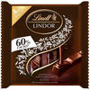 Lindt LINDOR Zartbitter-Schokoladen-Sticks | 4 x 25 g Schokoladenriegel | Mit