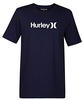 Hurley Jungen B One&Only Solid Tee SS T-Shirt , Obsidian, Large