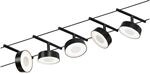 Paulmann 94479 LED Seilsytem Circle Basisset 5x400lm incl. 5x5 W Warmwei&szlig;...