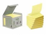 Post-it Haftnotiz Recycling Z-Notes Mini Tower, 76 x 76 mm, 100 Blatt, 6 Block,
