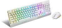 MSI Vigor GK30 Combo White, QWERTZ, DE Layout GK30 Gaming Tastatur und GM11...