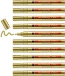 edding 750 Lackmarker - gold - 10 Stifte - Rundspitze 2-4 mm - Lackstift zur