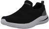 Skechers Herren DELSON 3.0 Fairfield Sneaker, Black Knit/Synthetic, 47.5 EU