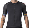 CASTELLI Men's ENTRATA VI Jersey Sweatshirt, Light Black/Light Steel Blue/Pop...