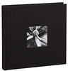 Hama Fotoalbum Jumbo 30x30 cm (Fotobuch mit 100 schwarzen Seiten, Album für 400
