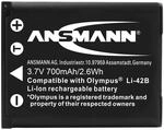 ANSMANN Li-Ion Akku A-Oly Li 42B 3 7V / Typ 700mAh / Leistungsstarke Akkubatterie