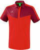 Erima Herren Squad Sport Poloshirt, Bordeaux/rot, L