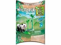 PLAYMOBIL WILTOPIA 71072 Junger Panda aus nachhaltigem Material inklusive vielen