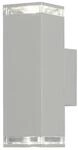 Konstsmide Wandleuchte Pollux | weiss | Outdoor | GU10LED | Max 2x7W | 407-250