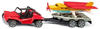 siku 1696, Buggy mit Sportflugzeug, Spielzeug-Set, Metall/Kunststoff, Rot/Gelb,...