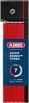 ABUS Faltschloss Bordo uGrip 5700K SH mit Halterung - Fahrradschloss mit 5 mm...